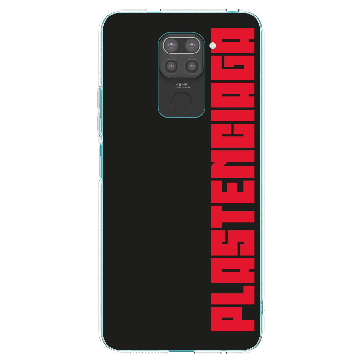 Picasee crna silikonska maskica za Xiaomi Redmi Note 9 - Plastenciaga