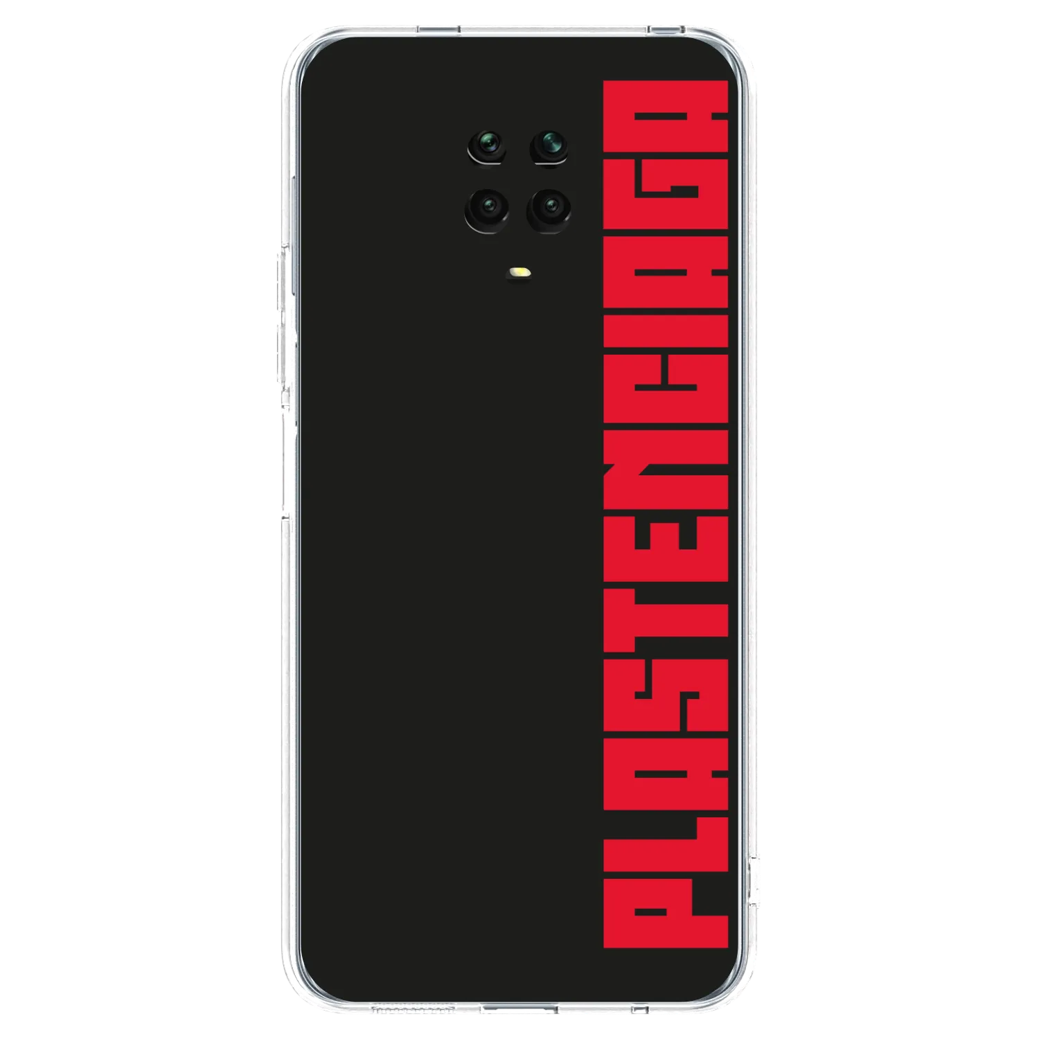 Picasee silikonska prozirna maskica za Xiaomi Redmi Note 9S - Plastenciaga