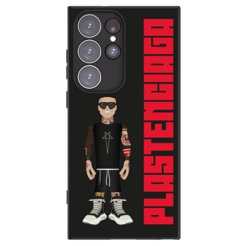 Picasee crna silikonska maskica za Samsung Galaxy S23 Ultra 5G - Tomáš Rajchl