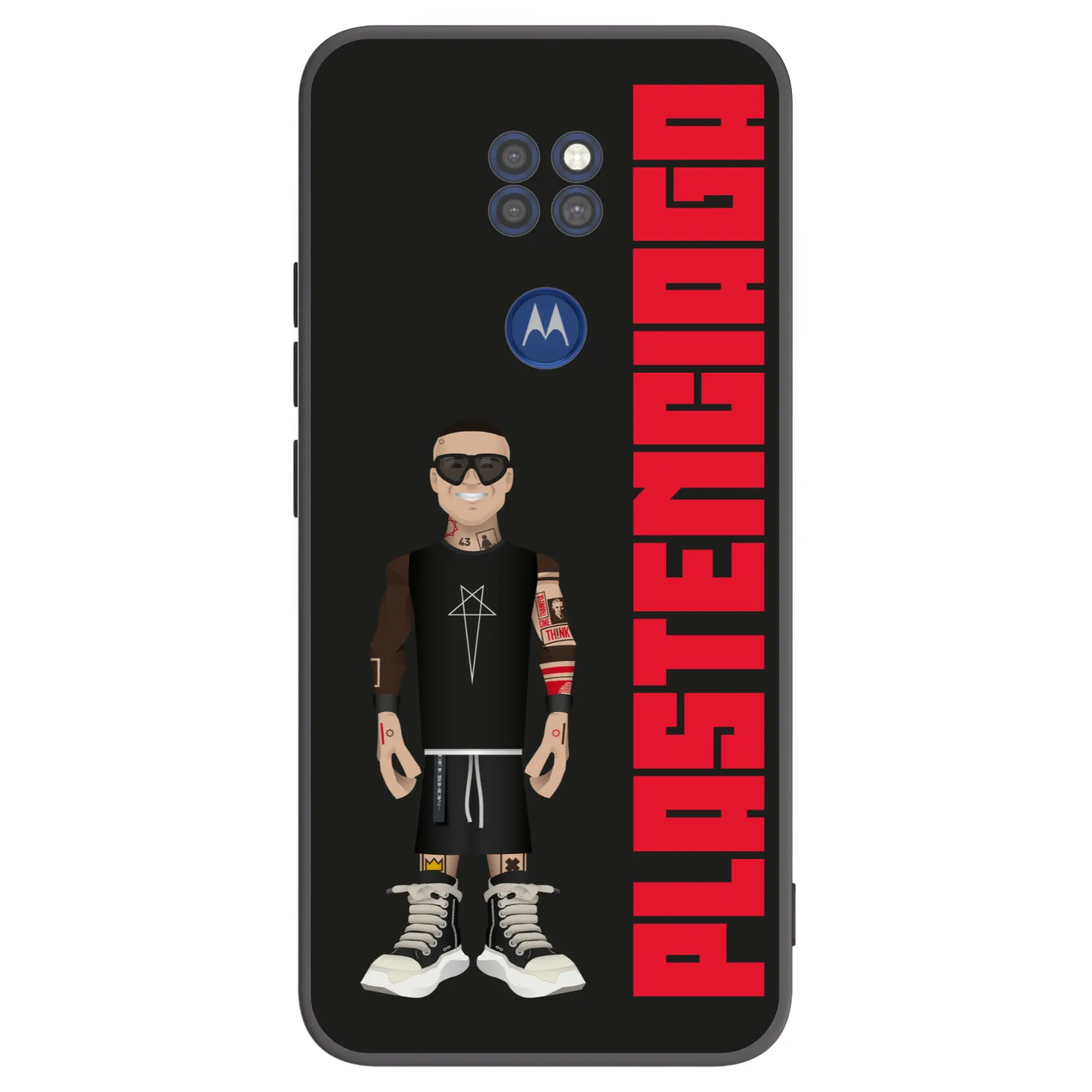 Picasee crna silikonska maskica za Motorola Moto G9 Play - Tomáš Rajchl