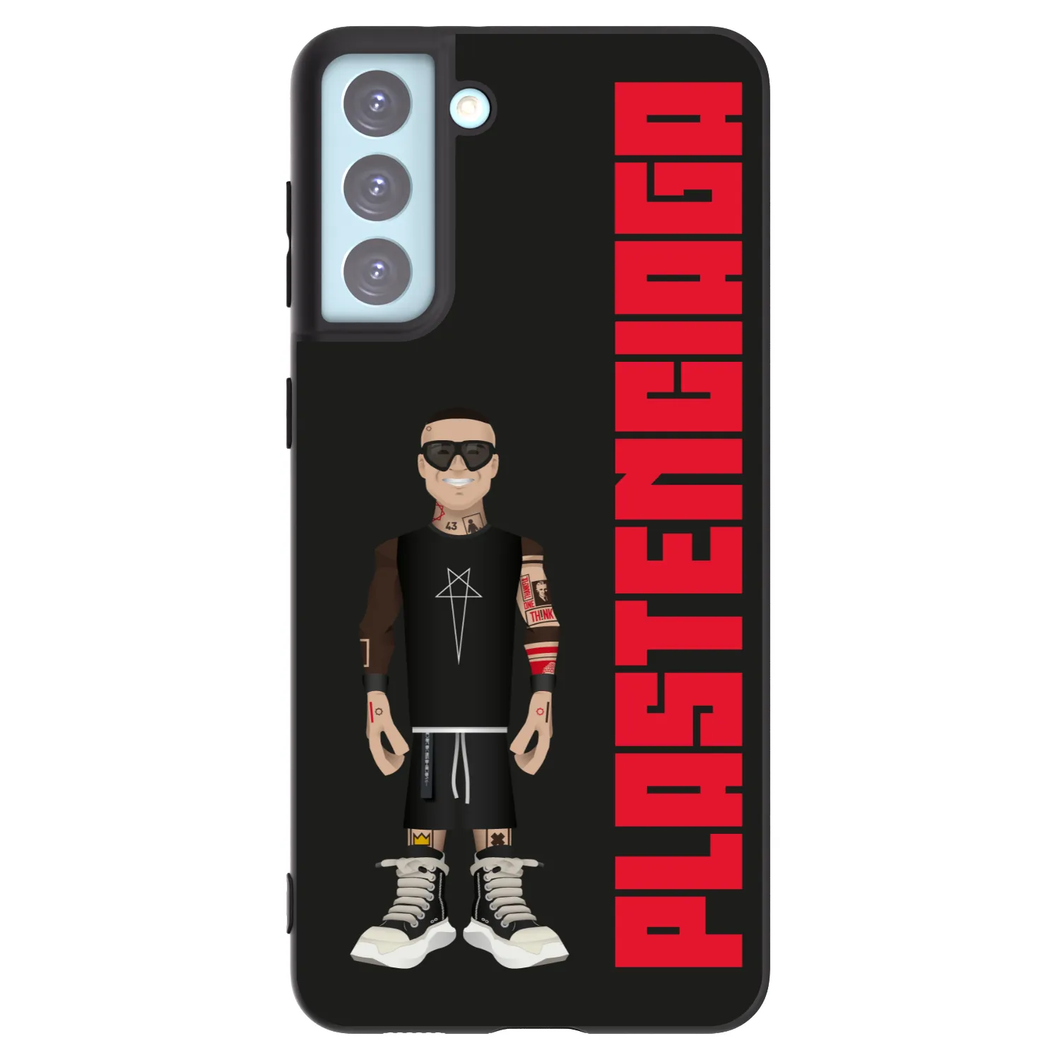 Picasee crna silikonska maskica za Samsung Galaxy S21+ 5G G996F - Tomáš Rajchl