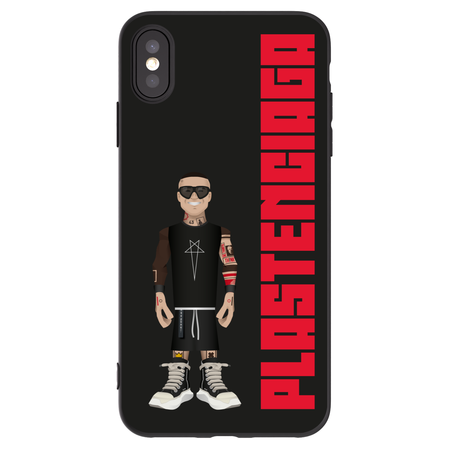 Picasee crna silikonska maskica za Apple iPhone XS Max - Tomáš Rajchl