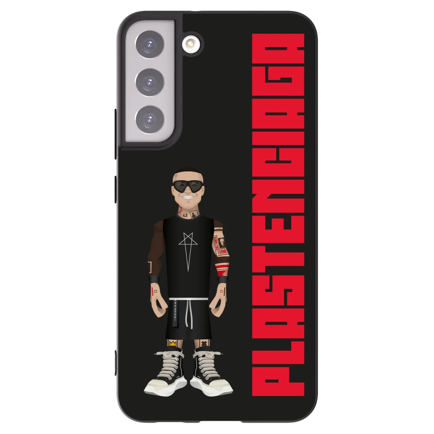 Picasee crna silikonska maskica za Samsung Galaxy S22+ 5G - Tomáš Rajchl