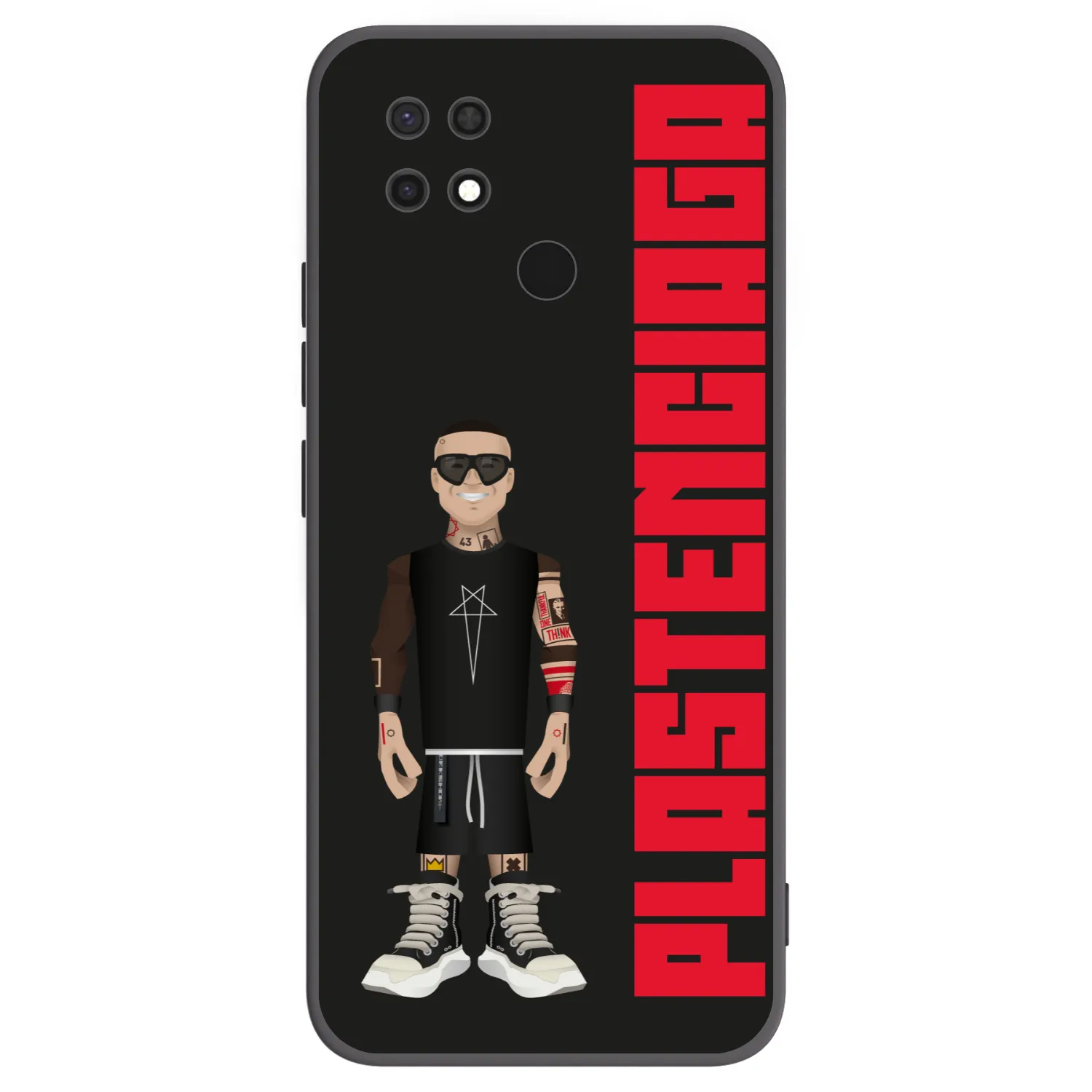 Picasee crna silikonska maskica za Xiaomi Redmi 10C - Tomáš Rajchl