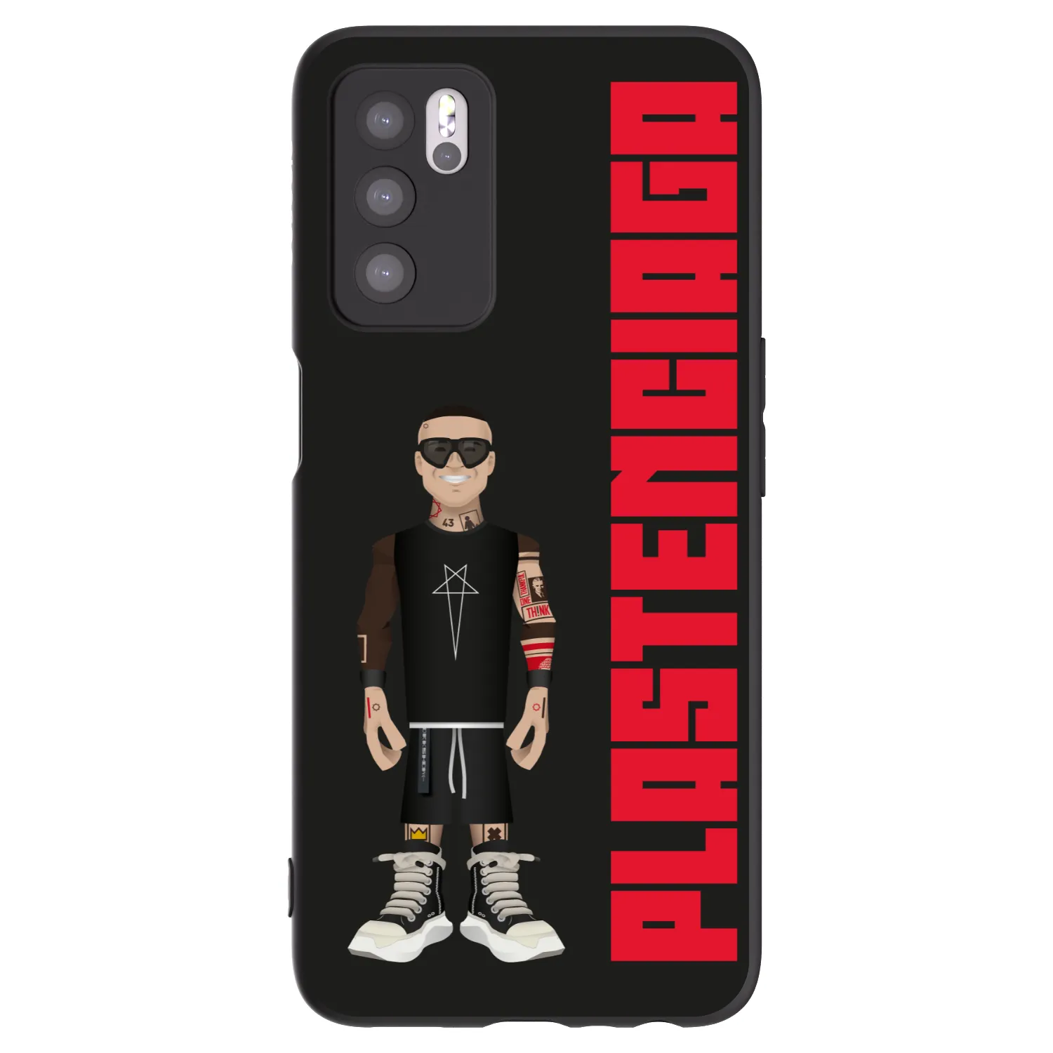 Picasee crna silikonska maskica za OPPO A16 - Tomáš Rajchl