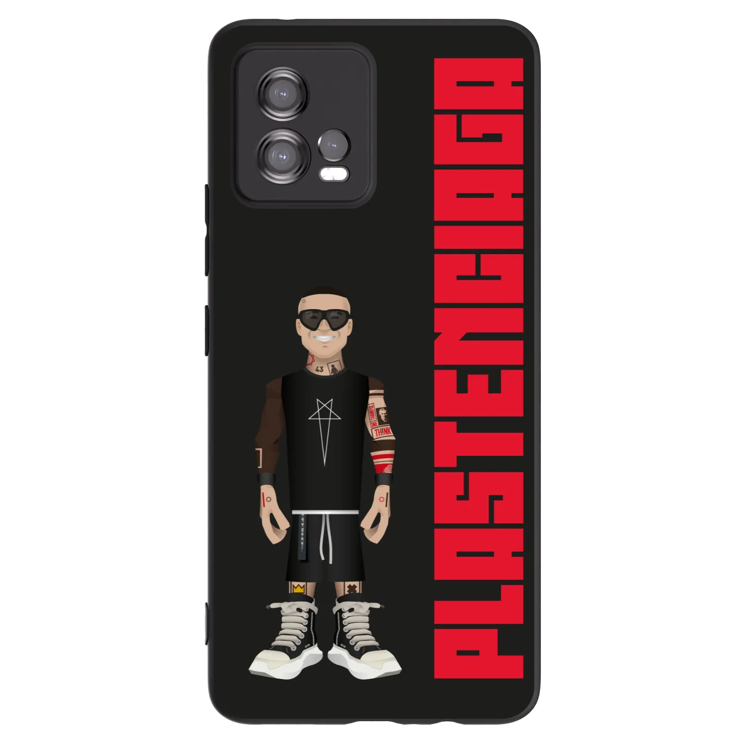 Picasee crna silikonska maskica za Motorola Moto G72 - Tomáš Rajchl