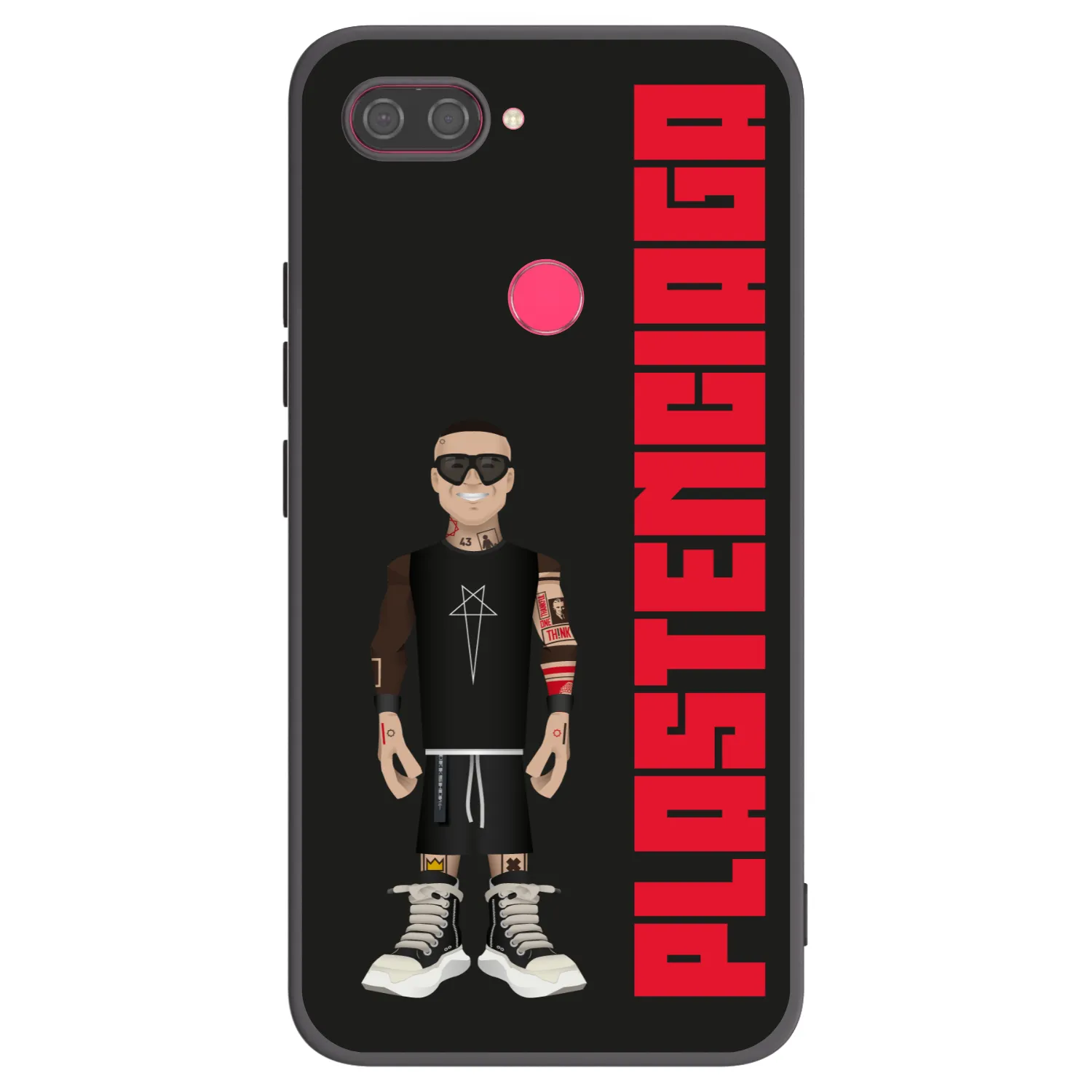 Picasee crna silikonska maskica za Xiaomi Mi 8 Lite - Tomáš Rajchl
