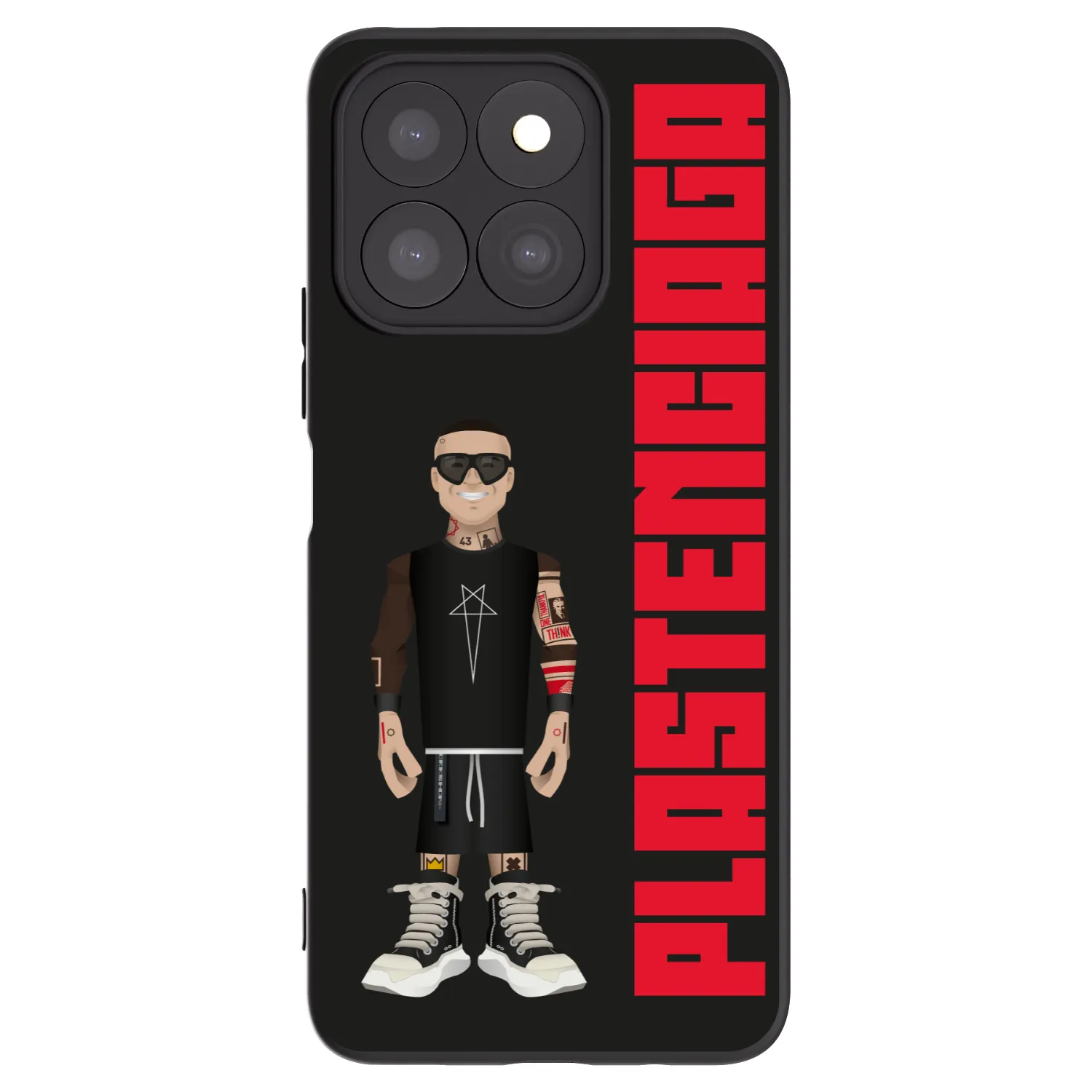 Picasee crna silikonska maskica za Honor X8b - Tomáš Rajchl