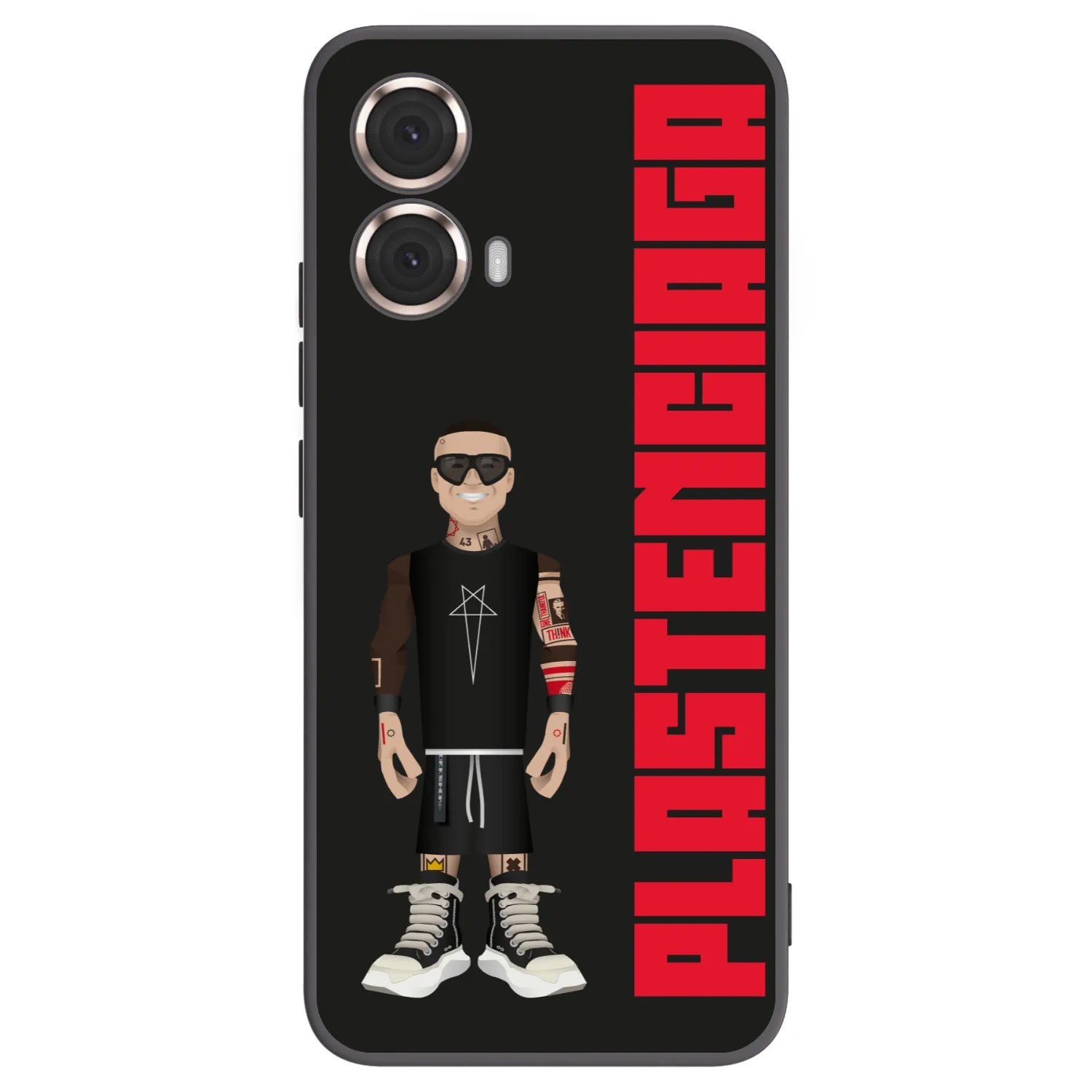 Picasee crna silikonska maskica za Motorola Moto G85 - Tomáš Rajchl