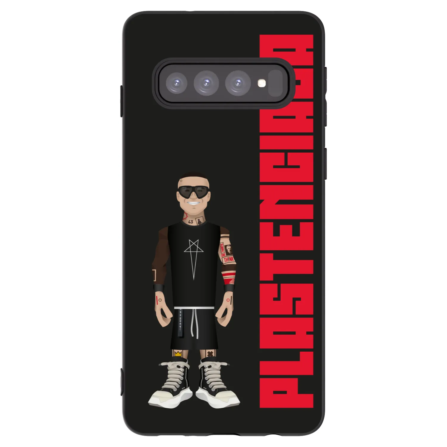 Picasee crna silikonska maskica za Samsung Galaxy S10 G973 - Tomáš Rajchl