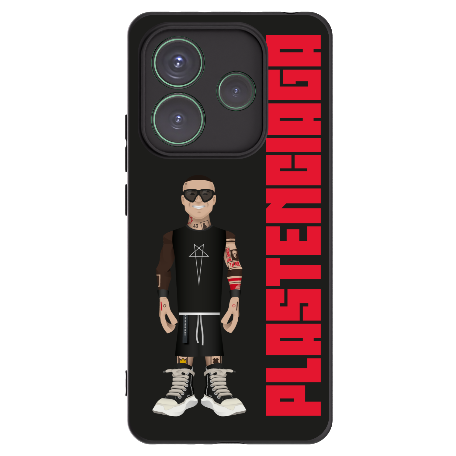 Picasee crna silikonska maskica za Xiaomi Redmi Note 14 5G - Tomáš Rajchl