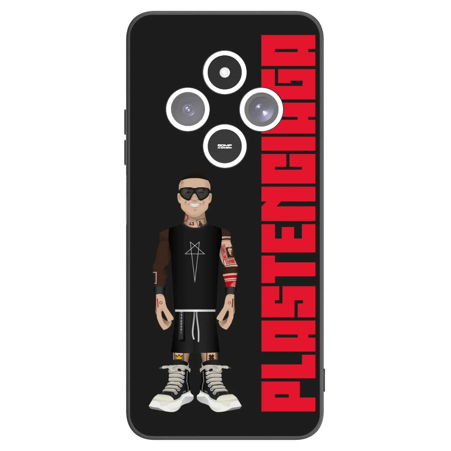 Picasee crna silikonska maskica za Xiaomi Redmi 14C - Tomáš Rajchl