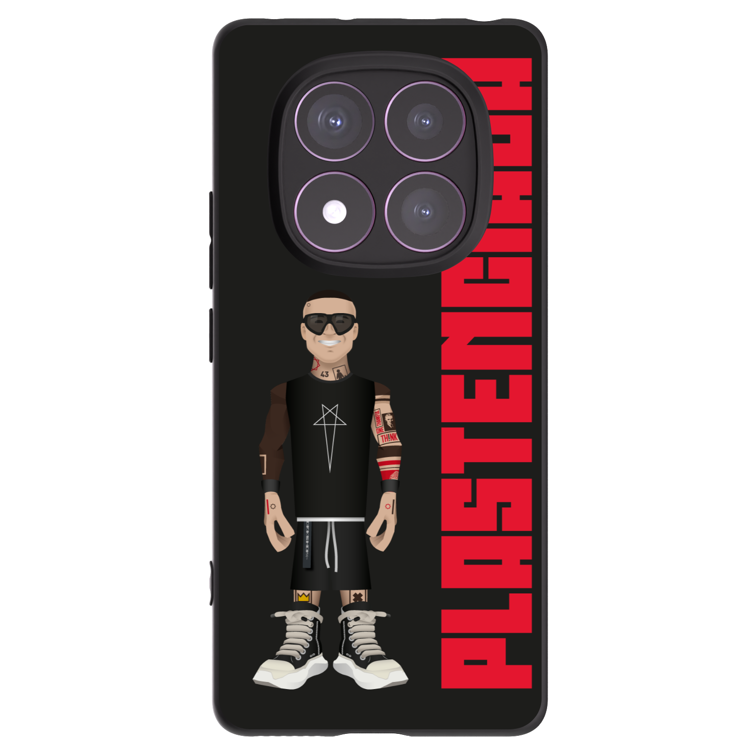 Picasee crna silikonska maskica za Xiaomi Redmi Note 14 Pro 4G - Tomáš Rajchl