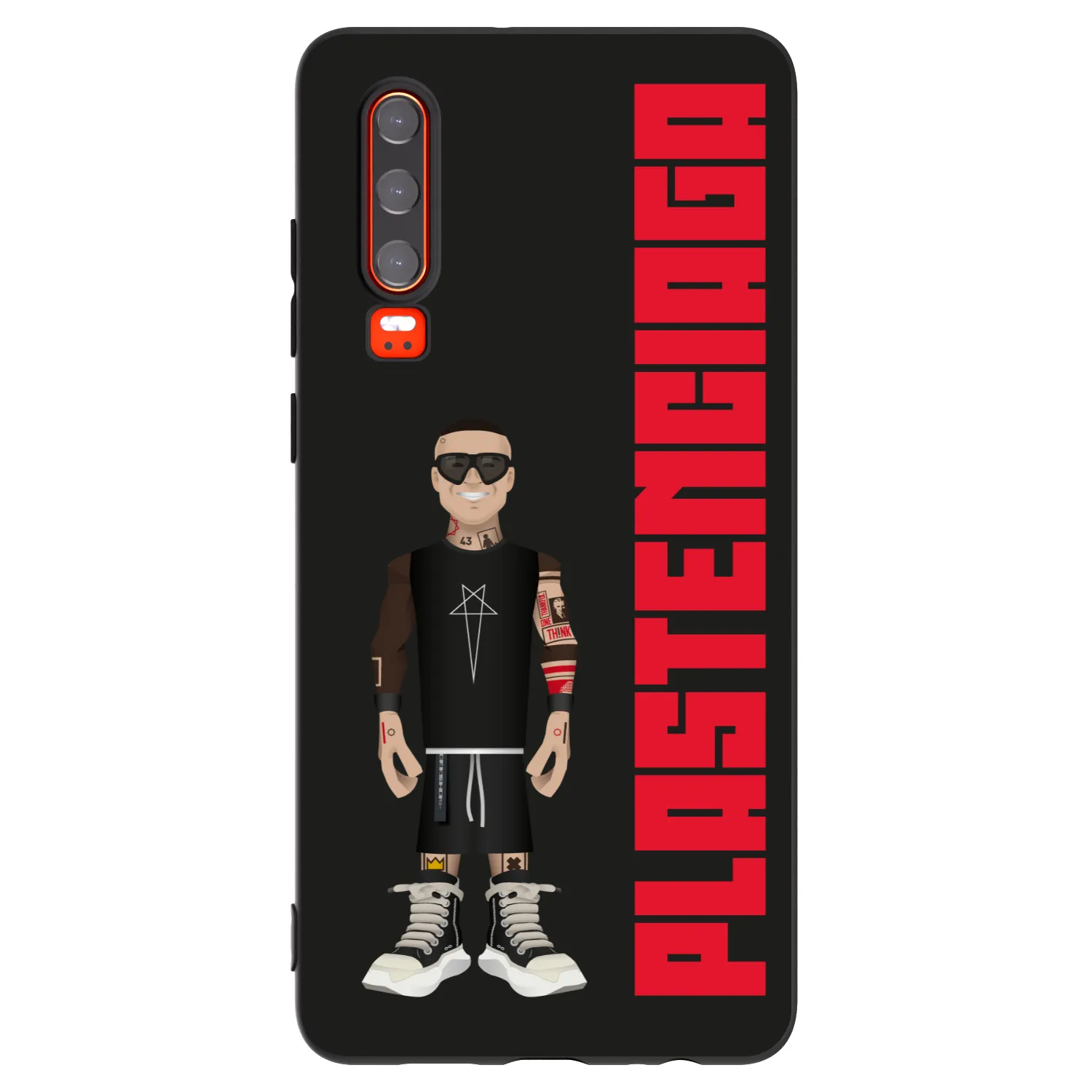 Picasee crna silikonska maskica za Huawei P30 - Tomáš Rajchl