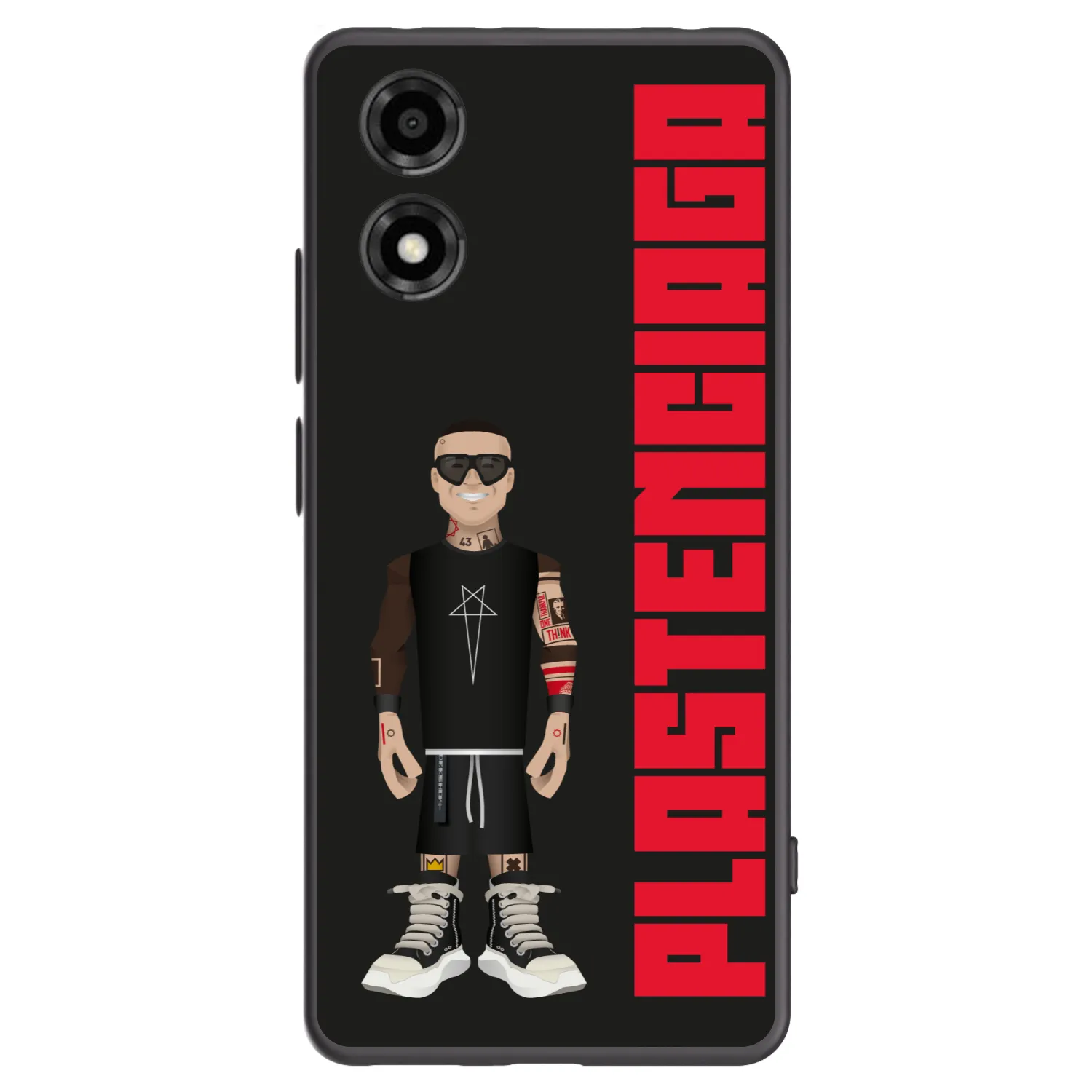 Picasee crna silikonska maskica za Motorola Moto E14 - Tomáš Rajchl