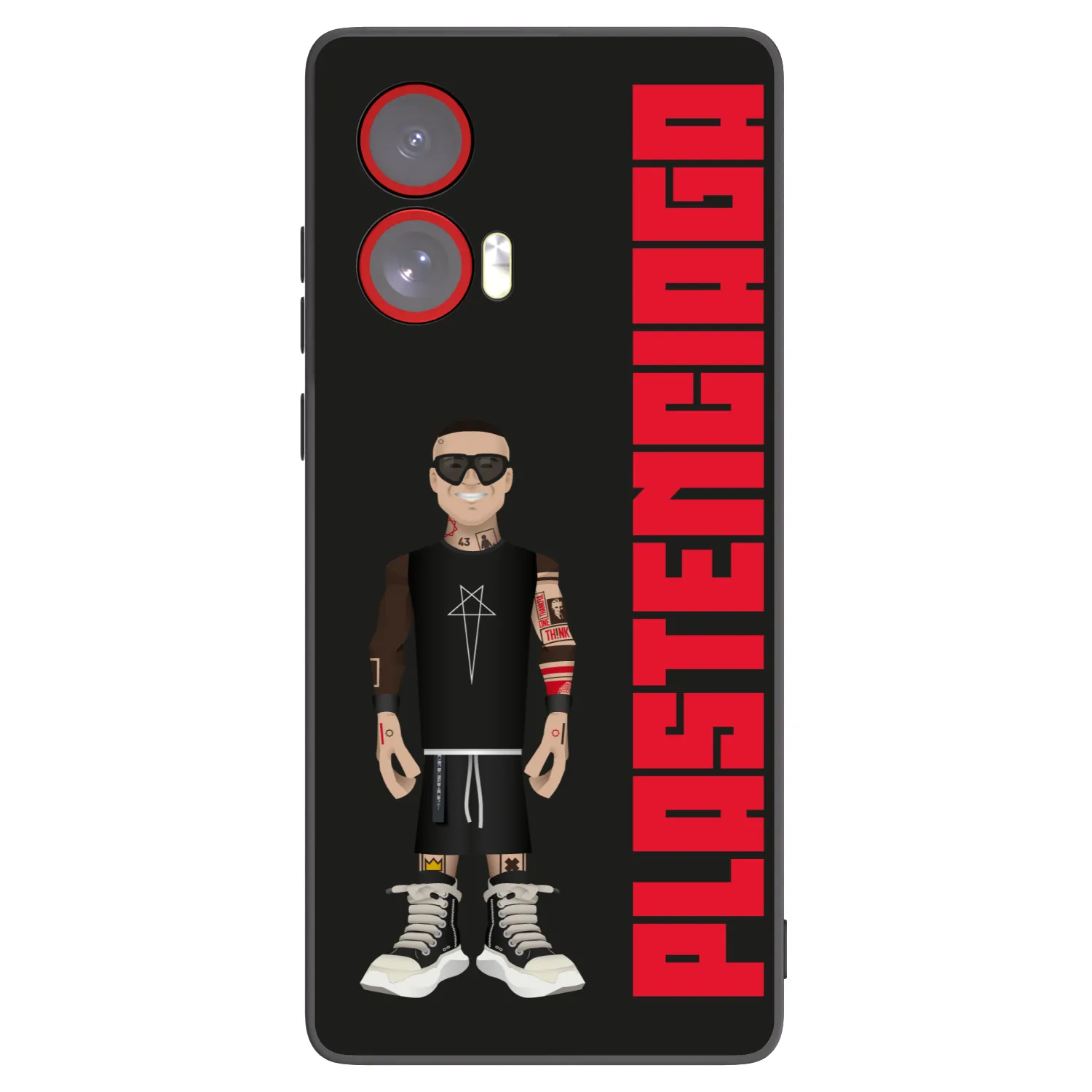 Picasee crna silikonska maskica za Motorola Edge 50 Fusion - Tomáš Rajchl