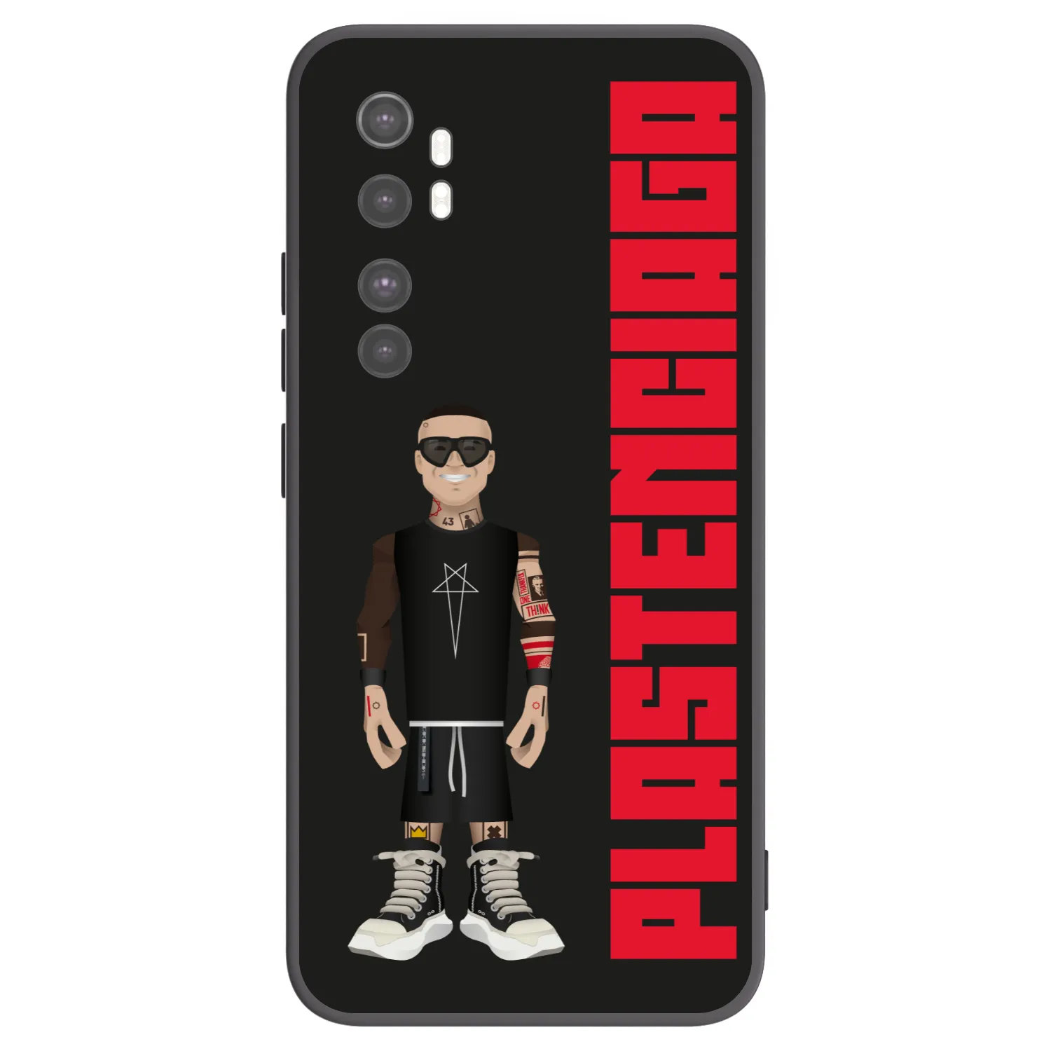 Picasee crna silikonska maskica za Xiaomi Mi Note 10 Lite - Tomáš Rajchl