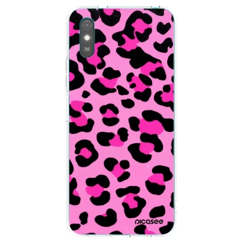 Picasee silikonska prozirna maskica za Xiaomi Redmi 9A - Pink Tiger