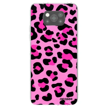 Picasee crna silikonska maskica za Xiaomi Poco X3 - Pink Tiger