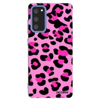 Picasee silikonska prozirna maskica za Samsung Galaxy S20 FE - Pink Tiger