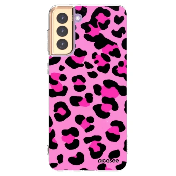 Picasee silikonska prozirna maskica za Samsung Galaxy S21+ 5G G996F - Pink Tiger
