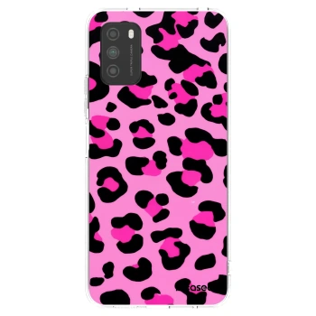 Picasee silikonska prozirna maskica za Xiaomi Poco M3 - Pink Tiger
