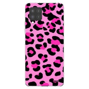 Picasee silikonska prozirna maskica za Samsung Galaxy A42 A426B - Pink Tiger