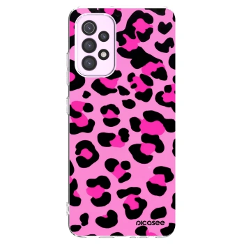 Picasee silikonska prozirna maskica za Samsung Galaxy A32 5G A326B - Pink Tiger