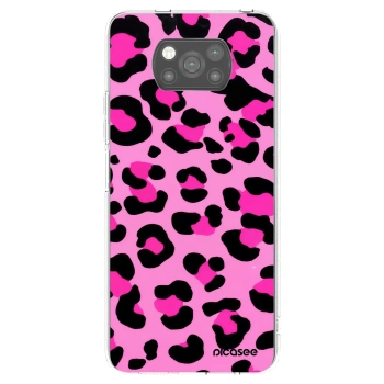 Picasee crna silikonska maskica za Xiaomi Poco X3 Pro - Pink Tiger