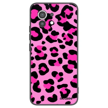 Picasee crna silikonska maskica za Xiaomi Mi 11 - Pink Tiger
