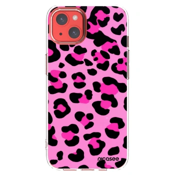 Picasee silikonska prozirna maskica za Apple iPhone 13 - Pink Tiger