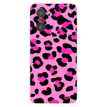 Picasee silikonska prozirna maskica za Xiaomi Poco F3 - Pink Tiger