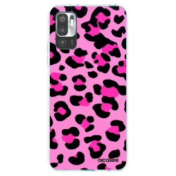 Picasee silikonska prozirna maskica za Xiaomi Redmi Note 10 5G - Pink Tiger