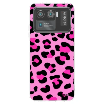Picasee silikonska prozirna maskica za Xiaomi Mi 11 Ultra - Pink Tiger