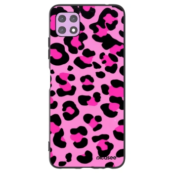 Picasee crna silikonska maskica za Samsung Galaxy A22 A226B 5G - Pink Tiger