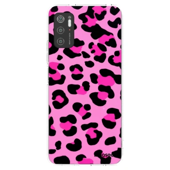 Picasee silikonska prozirna maskica za Xiaomi Poco M3 Pro 5G - Pink Tiger