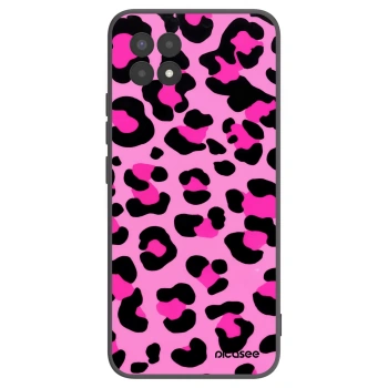 Picasee crna silikonska maskica za Realme 8i - Pink Tiger