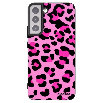 Picasee crna silikonska maskica za Samsung Galaxy S22+ 5G - Pink Tiger