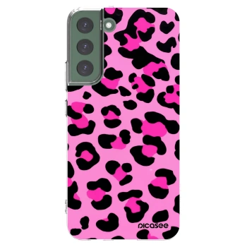 Picasee silikonska prozirna maskica za Samsung Galaxy S22+ 5G - Pink Tiger