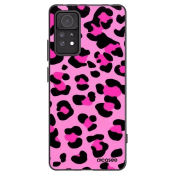 Picasee crna silikonska maskica za Xiaomi Redmi Note 11 Pro 5G - Pink Tiger