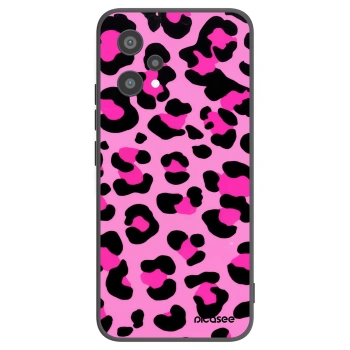 Picasee crna silikonska maskica za Realme 9 Pro 5G - Pink Tiger