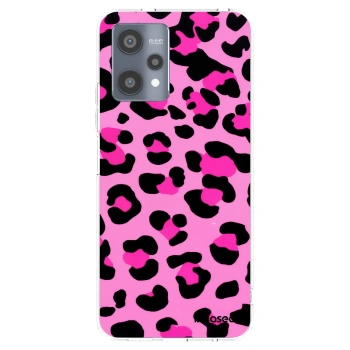 Picasee silikonska prozirna maskica za Realme 9 Pro 5G - Pink Tiger