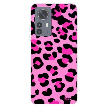 Picasee silikonska prozirna maskica za Xiaomi 12 Pro - Pink Tiger