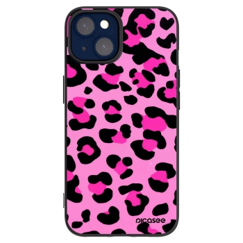 Picasee crna silikonska maskica za Apple iPhone 14 - Pink Tiger