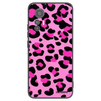 Picasee crna silikonska maskica za Xiaomi 12 Lite - Pink Tiger