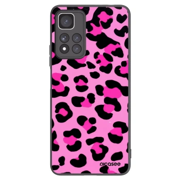 Picasee crna silikonska maskica za Xiaomi Redmi Note 11 Pro+ 5G - Pink Tiger