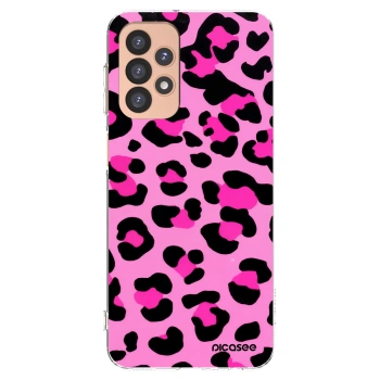 Picasee silikonska prozirna maskica za Samsung Galaxy A23 A236B 5G - Pink Tiger