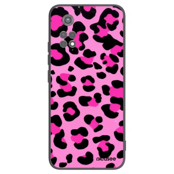 Picasee crna silikonska maskica za Xiaomi Redmi Note 11S 5G - Pink Tiger