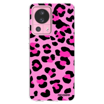 Picasee silikonska prozirna maskica za Xiaomi 13 Lite - Pink Tiger