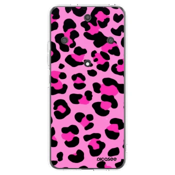 Picasee silikonska prozirna maskica za Honor Magic5 Lite 5G - Pink Tiger